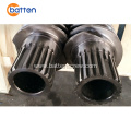 Conical Twin screw barrel for plastic extrusion machine